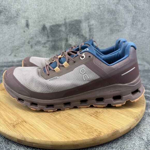 On Cloudvista Waterproof Shoes Womens Size 8.5 Brown Trail Running CloudTec - Picture 4 of 10